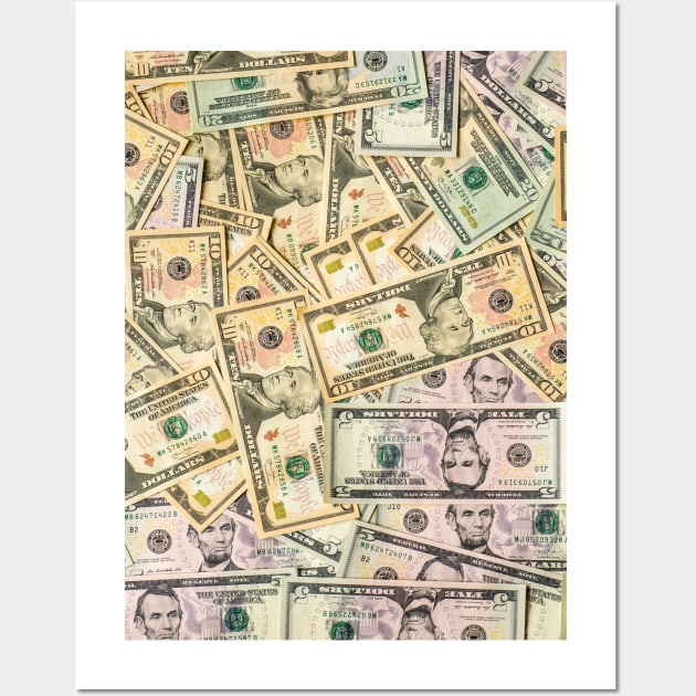 Color of Money Wall Art by fernandaffp